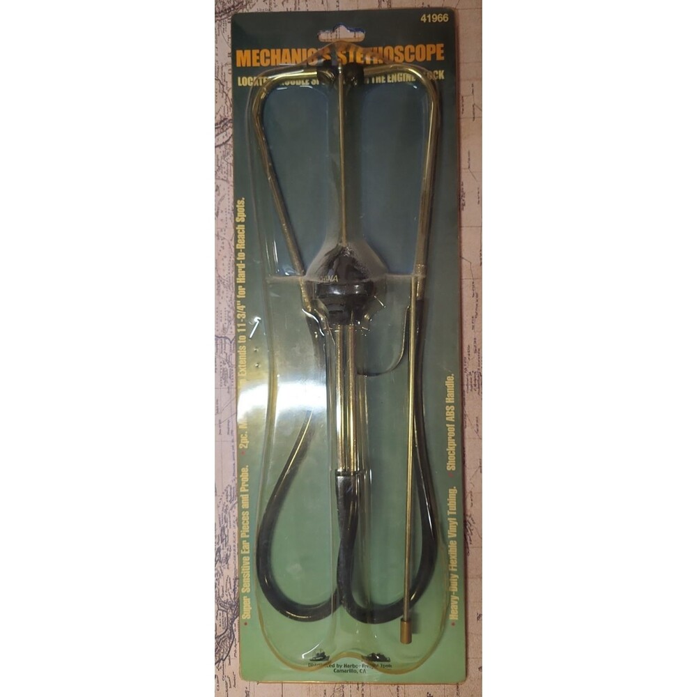 Mechanic’s Stethoscope – 2 Piece Car Stethoscope Engine Diagnostic Tool NIP